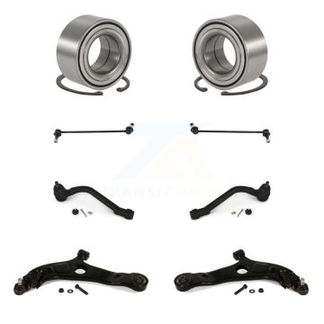 Front Bearing Lower Control Arm Outer Tie Rod & Link Kit (8Pc) For Kia Optima GAS engine K77-102014