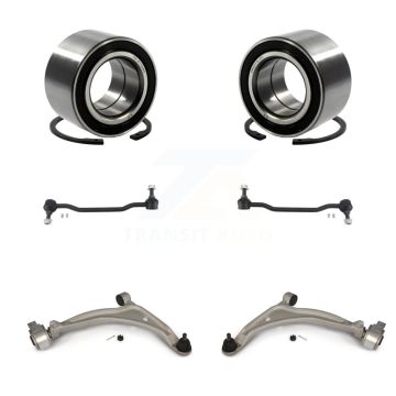Front Bearing Lower Control Arm with Ball Joint & Link Kit (6Pc) For Nissan Altima Maxima K77-102018