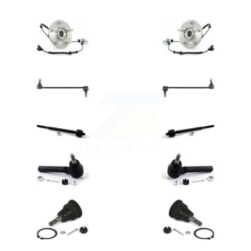 Front Bearing Lower Ball Joint Outer Inner Tie Rod Link Kit (10Pc) For Dodge Grand Town & K77-102061