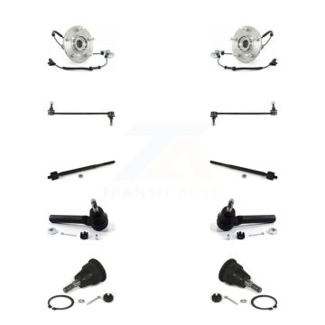 Front Bearing Lower Ball Joint Outer Inner Tie Rod Link Kit (10Pc) For Dodge Grand Town & K77-102062