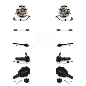Front Bearing Lower Ball Joint Outer Inner Tie Rod Link Kit (10Pc) For Chevrolet GMC 2500 K77-102069