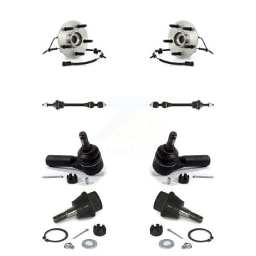 Front Hub Bearing Lower Ball Joint Outer Tie Rod End Sway Bar Link Kit For Dodge Ram 1500 K77-102080