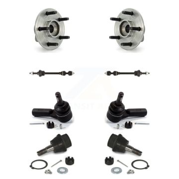 Front Hub Bearing Lower Ball Joint Outer Tie Rod End Sway Bar Link Kit For Dodge Ram 1500 K77-102081