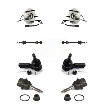 Front Hub Bearing Lower Ball Joint Outer Tie Rod End Sway Bar Link Kit For Dodge Ram 1500 K77-102082