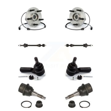 Front Hub Bearing Lower Ball Joint Outer Tie Rod Sway Bar Link Kit For Dodge Ram 1500 4WD K77-102083