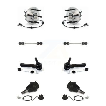 Front Bearing Lower Ball Joint Outer Tie Rod Link Kit For Chevrolet GMC Silverado 1500 XL K77-102086
