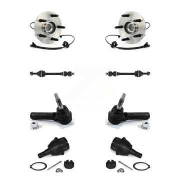 Front Hub Bearing Lower Ball Joint Outer Tie Rod Link Kit For Dakota Dodge Ram Mitsubishi K77-102093