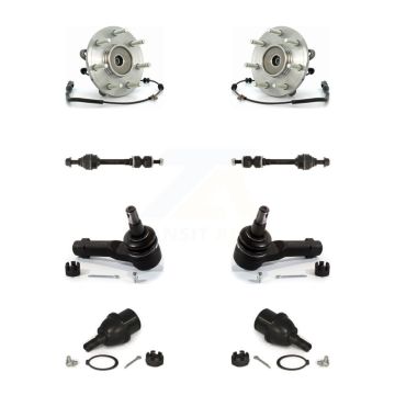 Front Bearing Lower Ball Joint Outer Tie Rod Link Kit For Ford F-150 Lincoln Mark LT 4WD K77-102099