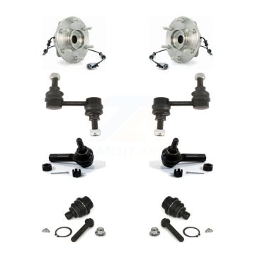 Front Hub Bearing Lower Ball Joint Outer Tie Rod & Link Kit For Nissan Pathfinder Armada K77-102100