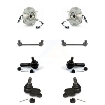 Front Bearing Lower Ball Joint Outer Tie Rod & Link Kit For 2004 Nissan Pathfinder LE SE K77-102101