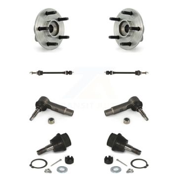 Front Hub Bearing Lower Ball Joint Outer Tie Rod End Sway Bar Link Kit For Dodge Ram 1500 K77-102104