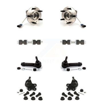 Front Bearing Lower Ball Joint Outer Tie Rod Link Kit For Chevrolet Impala Pontiac Grand K77-102107