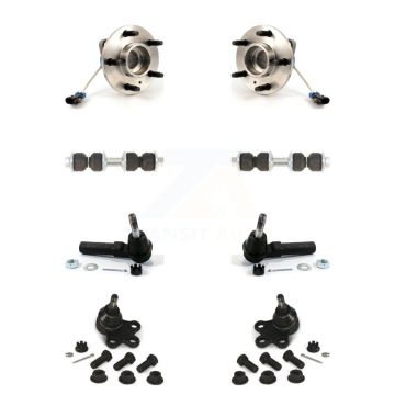 Front Bearing Lower Ball Joint Outer Tie Rod Link Kit For Chevrolet Impala Buick LaCrosse K77-102108