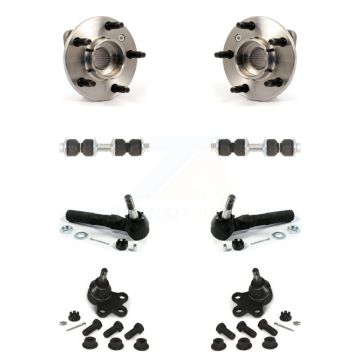 Front Bearing Lower Ball Joint Outer Tie Rod Link Kit For Buick Rendezvous Pontiac Aztek K77-102111