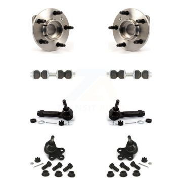Front Bearing Lower Ball Joint Outer Tie Rod Link Kit For Chevrolet Impala Pontiac Grand K77-102112