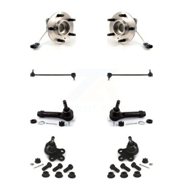 Front Hub Bearing Lower Ball Joint Outer Tie Rod & Sway Bar Link Kit For Pontiac Montana K77-102114