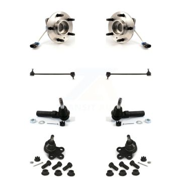 Front Bearing Lower Ball Joint Outer Tie Rod & Link Kit For Buick LaCrosse Allure Pontiac K77-102116