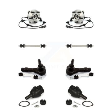 Front Hub Bearing Lower Ball Joint Outer Tie Rod Link Kit For Ford Ranger Explorer Mazda K77-102119