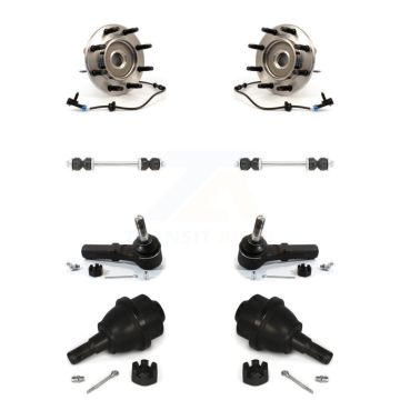 Front Bearing Lower Ball Joint Outer Tie Rod Link Kit For Chevrolet GMC Sierra 2500 HD H2 K77-102121