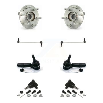Front Bearing Lower Ball Joint Outer Tie Rod Link Kit For GMC Acadia Buick Enclave Saturn K77-102125