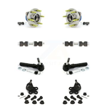 Front Bearing Lower Ball Joint Outer Tie Rod Link Kit For Pontiac Montana Chevrolet Buick K77-102126