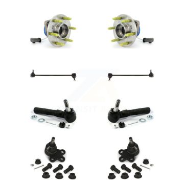 Front Bearing Lower Ball Joint Outer Tie Rod Link Kit For Pontiac Montana Chevrolet Buick K77-102127