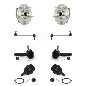 Front Hub Bearing Lower Ball Joint Outer Tie Rod End Link Kit For 2009-2020 Dodge Journey K77-102134