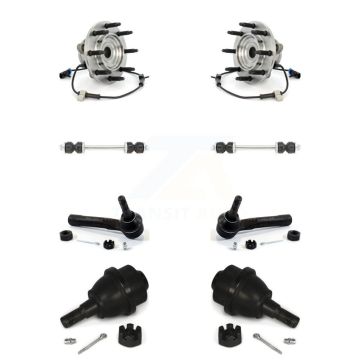 Front Bearing Lower Ball Joint Outer Tie Rod Link Kit For Chevrolet Silverado 2500 GMC XL K77-102135