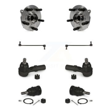 Front Bearing Assembly Lower Ball Joint Outer Tie Rod Sway Bar Link Kit For Honda Odyssey K77-102137
