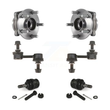 Front Bearing Assembly Lower Ball Joint & Sway Bar Stabilizer Link Kit For Subaru Impreza K77-102145