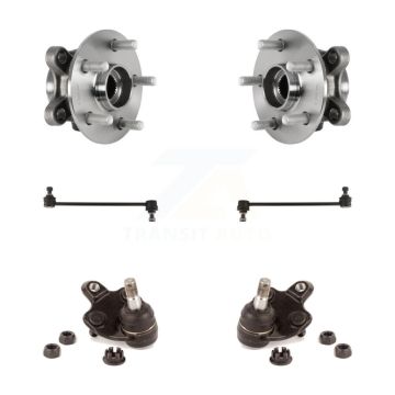 Front Bearing Lower Ball Joint Sway Bar Link Kit For 2019 Toyota Corolla Sedan with 2.0L K77-102148