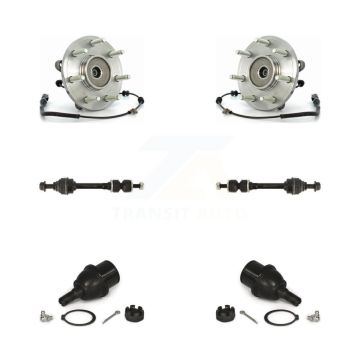 Front Hub Bearing Lower Ball Joint Link Kit For 2006-2008 Ford F-150 Lincoln Mark LT 4WD K77-102157