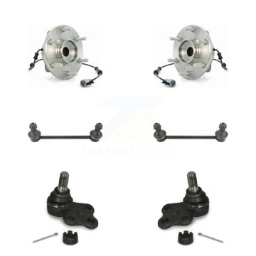 Front Hub Bearing Lower Ball Joint And Sway Bar Link Kit For 2004 Nissan Pathfinder LE SE K77-102165