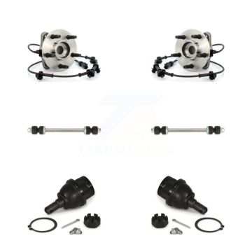 Front Hub Bearing Lower Ball Joint & Sway Bar Link Kit For Ford Ranger Mazda B4000 B3000 K77-102166