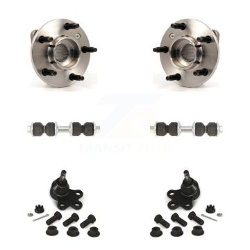 Front Hub Bearing Lower Ball Joint Link Kit For Chevrolet Impala Buick Pontiac Rendezvous K77-102186