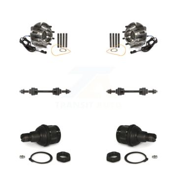 Front Hub Bearing Lower Ball Joint Link Kit For Ford F-450 Super Duty With 10 Lug Wheels K77-102217