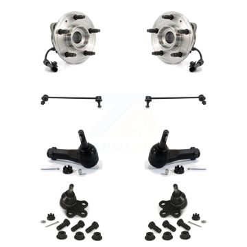 Front Bearing Lower Ball Joint Outer Tie Rod Link Kit (8Pc) For Chevrolet Equinox Pontiac K77-102234