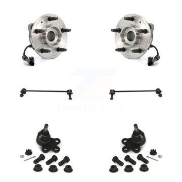Front Bearing Lower Ball Joint & Sway Bar Link Kit For Chevrolet Equinox Pontiac Torrent K77-102240