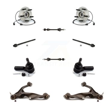 Front Bearing Lower Control Arm Outer Inner Tie Rod & Link Kit (10Pc) For Ram 1500 Dodge K77-102267