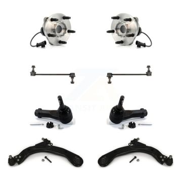Front Bearing Lower Control Arm Ball Joint Outer Tie Rod Link Kit (8Pc) For Chevrolet HHR K77-102276