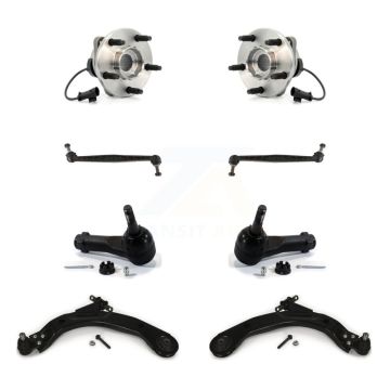 Front Bearing Lower Control Arm Ball Joint Outer Tie Rod Link Kit (8Pc) For Chevrolet HHR K77-102277
