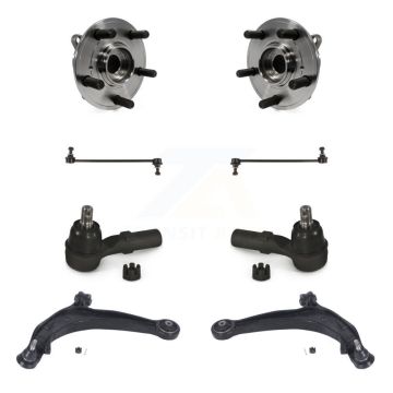 Front Bearing Lower Control Arm Outer Tie Rod Link Kit (8Pc) For 2011-2017 Honda Odyssey K77-102287