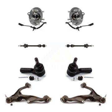Front Hub Bearing Lower Control Arm Outer Tie Rod & Link Kit (8Pc) For 2012 Ram 1500 4WD K77-102289