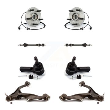 Front Hub Bearing Lower Control Arm Outer Tie Rod & Link Kit (8Pc) For Ram 1500 Dodge 4WD K77-102290