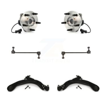 Front Hub Bearing Lower Control Arm Link Kit For 2010 Chevrolet HHR SS with Turbocharged K77-102301
