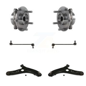 Front Bearing Lower Control Arm with Ball Joint Link Kit For 2017 Hyundai Elantra GT Base K77-102304