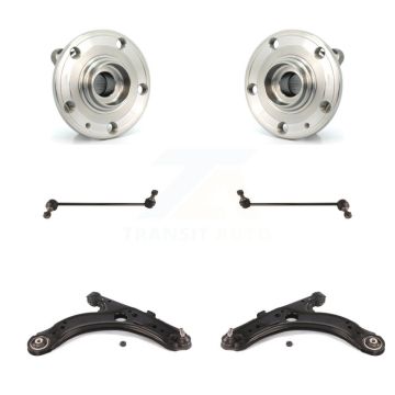 Front Bearing Lower Control Arm with BJ & Link Kit For 2006 Volkswagen Jetta A5 body code K77-102305