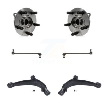 Front Hub Bearing Lower Control Arm with Ball Joint Link Kit For 2011-2017 Honda Odyssey K77-102313