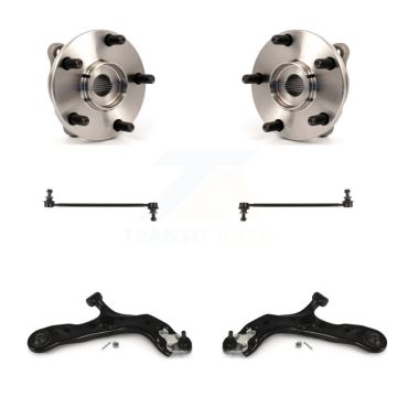 Front Hub Bearing Lower Control Arm with Ball Joint And Sway Bar Link Kit For Toyota RAV4 K77-102315