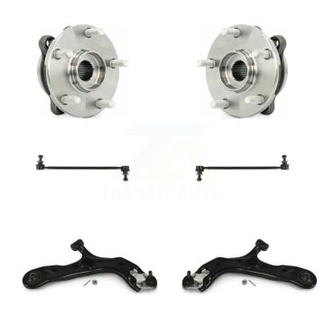 Front Hub Bearing Lower Control Arm with Ball Joint And Sway Bar Link Kit For Toyota RAV4 K77-102316